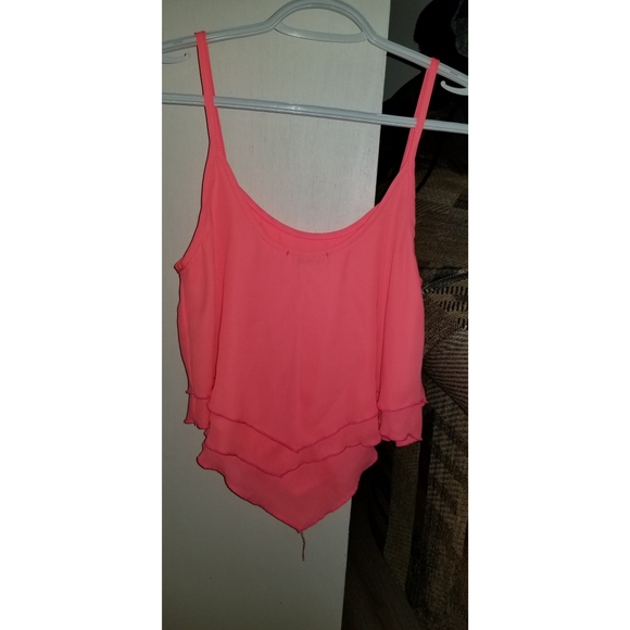 Pink flowy summery tank top - Picture 2 of 3